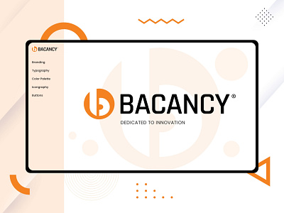 Bacancy | Creating A Style Guide In Minutes - XD Challenge bacancy branding guide logo style style design style guide ui design uiux