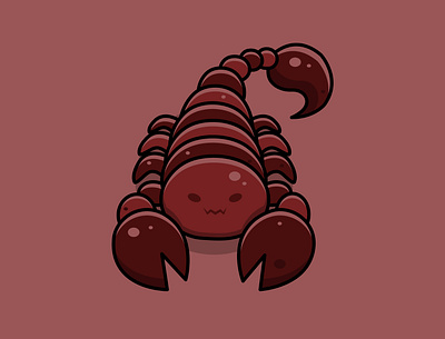 Scorpion adobe illustrator graphicdesign icon illustration illustration art illustrator minimal scorpio scorpion sticker vector venom