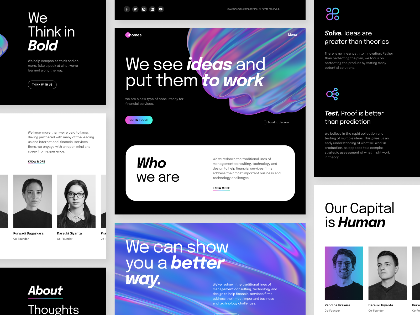 Financial Consultation Agency Landing Page By Taufiq Anshori For Slab 