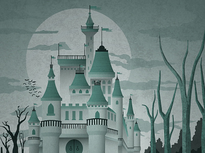 Haunted Castle Illustration