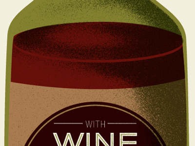 Wine Art Print hero design studio illustration wine wine label