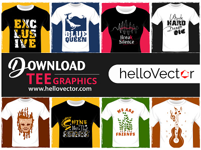 Tee Shirts Designs illustration vector