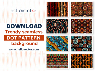 Seamless Dot Pattern Aboriginal Graphics aboriginal aborigines clipart dots graphics illustration patterns seamless seamless pattern seamlesspattern vector