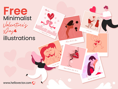 Valentine's Day Graphics clipart couple design graphics illustration love minimalist valentine valentine day valentinesday vector