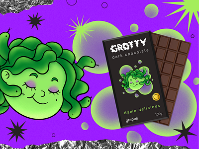 Chocolate package design animation art branding character design characters chocolate chocolate package design digital art illustration monsters package package design packaging