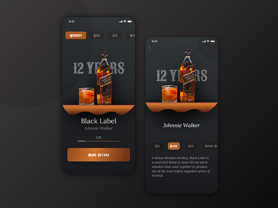 Liquor App app clean ui design dribbble minimal ui user experience userinterface