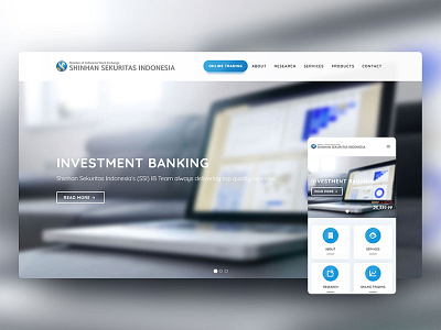 Shinhan Sekuritas | Redesign mobile redesign responsive ui uidesign ux uxdesign webdesign website