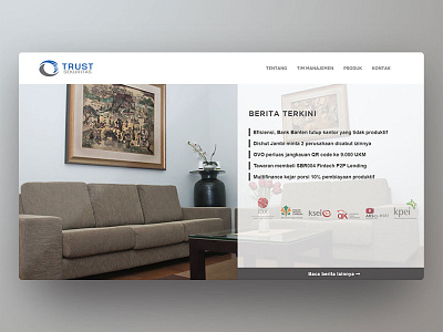 Trust Sekuritas mobile redesign responsive ui uidesign ux uxdesign webdesign website