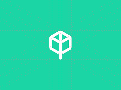 Cube + Tree Logo brand branding corporate identity font identity logo logomark logotype portfolio sign typography