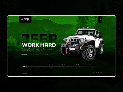 Jeep - Landing Page Template jeep