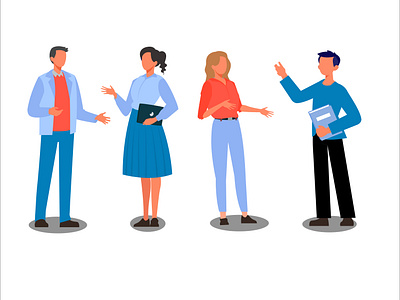 People illustration for website