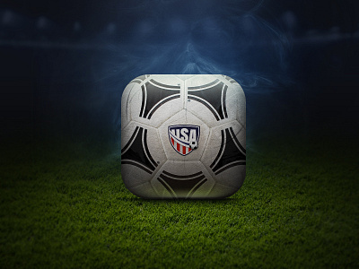 Soccer Ball App Icon app icon football grass icon soccer ui