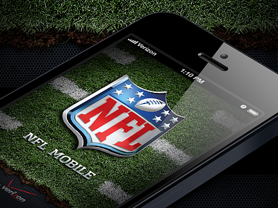 NFL Mobile App Loading Screen football grass ios iphone loading mobile nfl ui