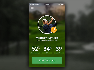 Golf App Concept