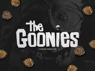 The Goonies design goonies grunge halloween mocktober motion movie texture ui ux website