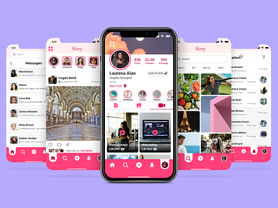 Social Media App ~ Story