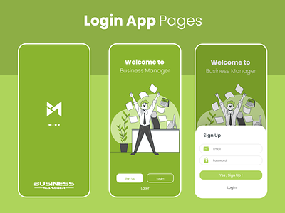 Login App Ui Pages app app design ios ui login app login pages ui