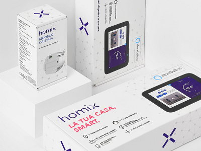 Homix Home | Packaging automation controller design display enel x future graphic design home homix packaging paper printing technology