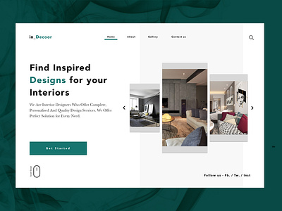 In_Decoor Landing page