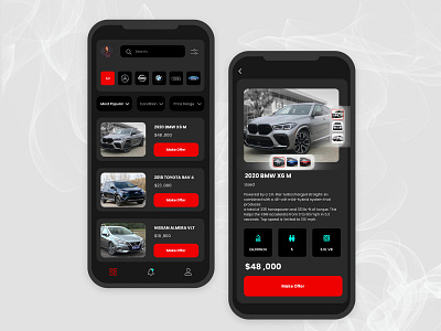 Car Dealership App app daily 100 challenge daily ui dailyuichallenge design interface design ui uiux user interface