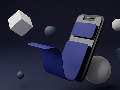 3D Illustrations: Mobile