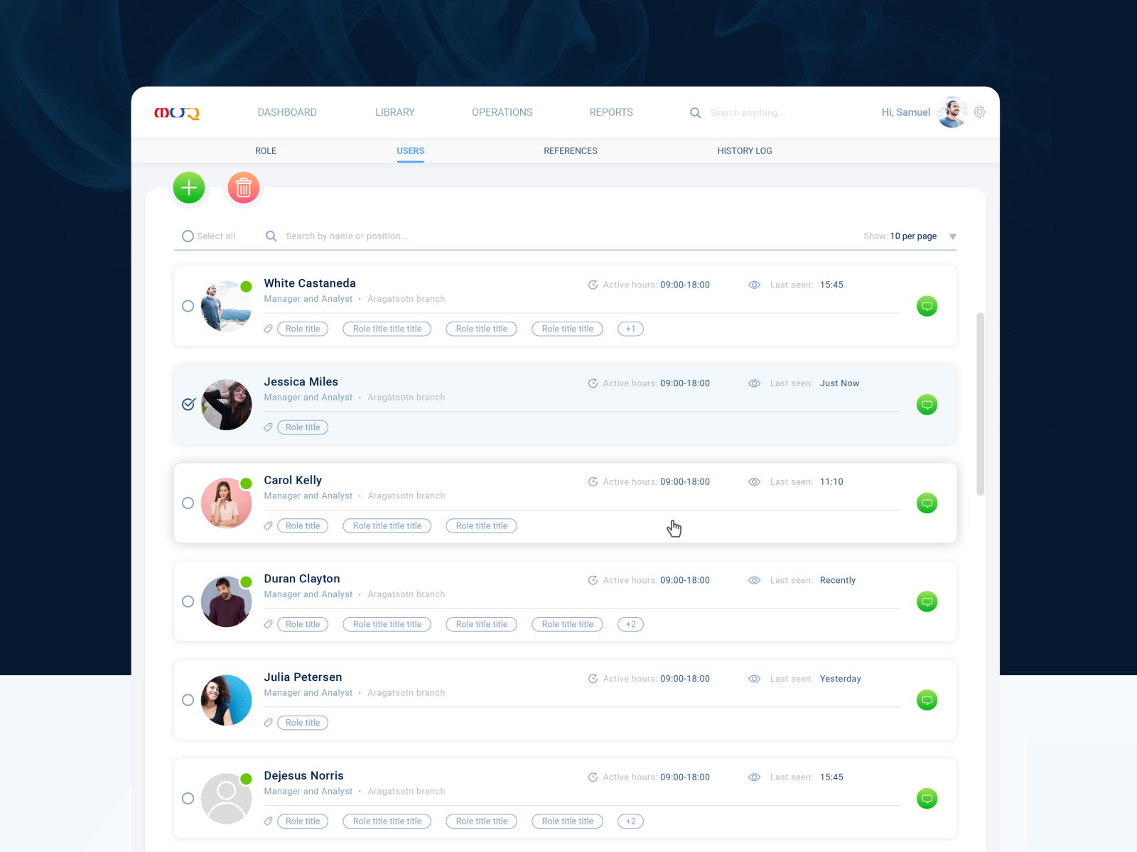 Data Management System by Anahit Avetikyan on Dribbble