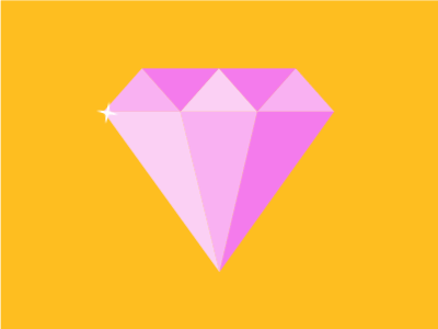 Diamond animation diamond loop