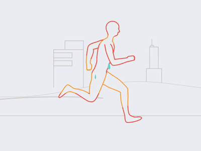 Busy Guy animation eating guy running walking