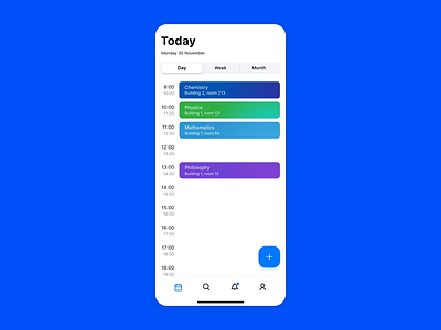 Timetable + To-do list concept animation timetable to do list ui ux