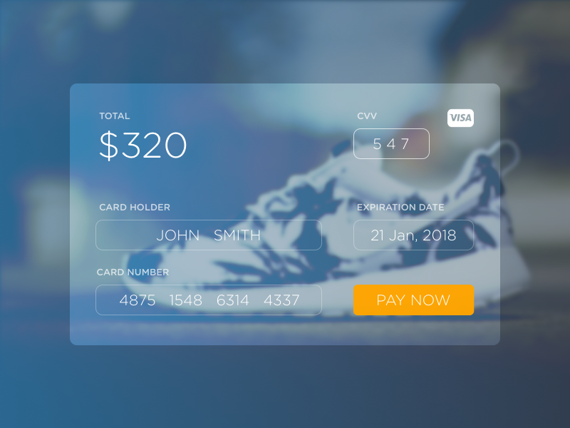 Credit Card Checkout ux checkout credit card form daily challenge 002 ui