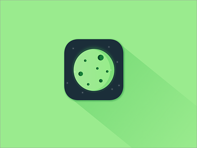 App Icon 005 challenge daily gradient planet shadow space ui ux
