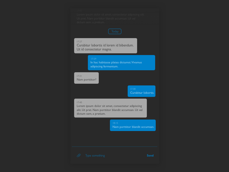 Direct Message ux ui message daily challenge 013
