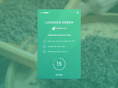 Countdown Timer 014 challenge daily tea timer ui ux