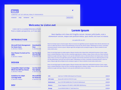 Curated list of Virtual Reality resources