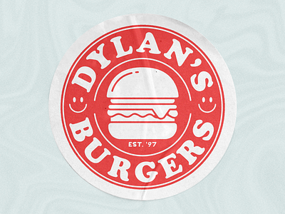 Dylan's Burgers design icon illustration illustrator typography vector