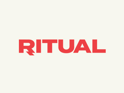 Ritual App - 2 lightning logo sans typography