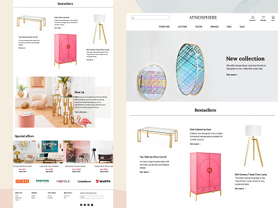 Furniture Online Store decor decorations ecommerce furniture store home interface landing page online store ui ux uiuxdesigner webdesign webdesigner