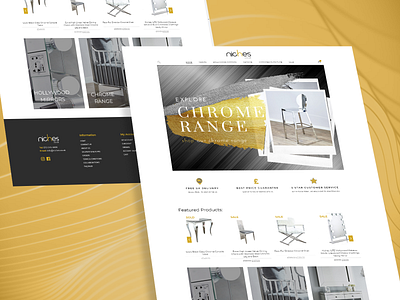 Niches Website design home decor social media ui ux web webdesign website