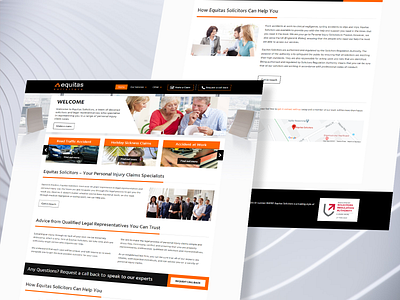 Equitas Website design solicitors ui ux webdesign website