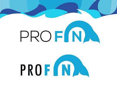 Pro-Fin Logo Concepts 2 branding design fin logo fish logo logotype sea logo vector whale