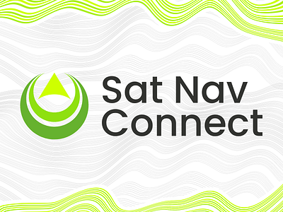 Sat Nav Connect Logo branding design location logo logo design logomark logotype map logo sat nav vector