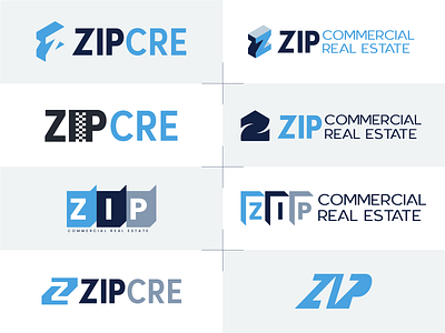 ZipCRE Logo Concepts