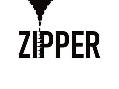 Zipper Logo branding design logo logotype minimal vector zip logo zipper