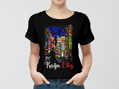 Kaiju city t shirt