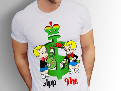 cash app me t shirt design