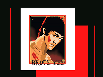 Bruce Lee ilustratoradobe renechateau renechateauvideo sinoamerican