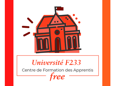 Proposition de logo pour l'Université F233, partenaire à Studi