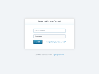Login Screen