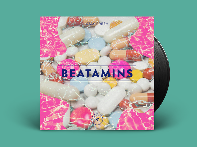 Beatamins Playlist beatamins vitamins playlist mixtape music record vinyl beats spotify chillout album art album cover