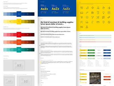 Styleguide buttons colour palette design system elements guide iconography icons styleguide typography ui kit